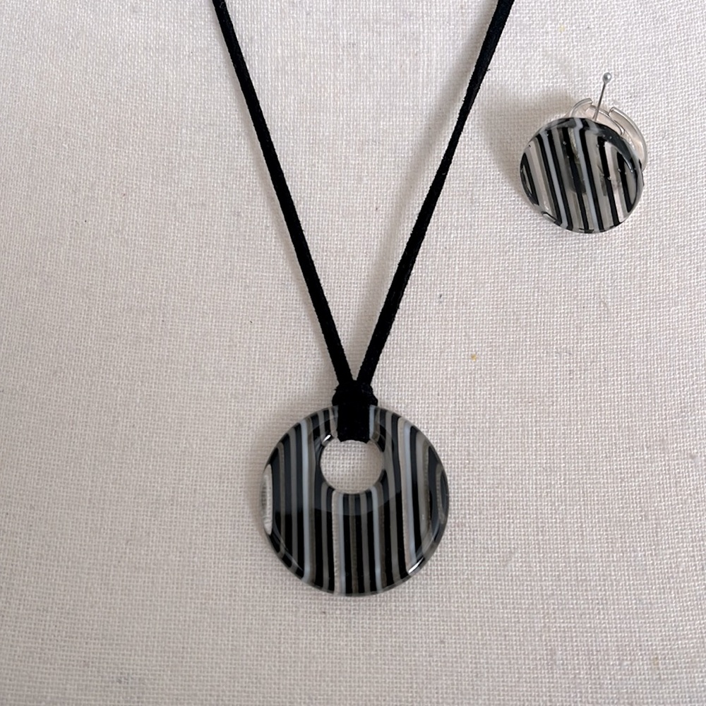 Necklace & Sterling Silver Ring Set